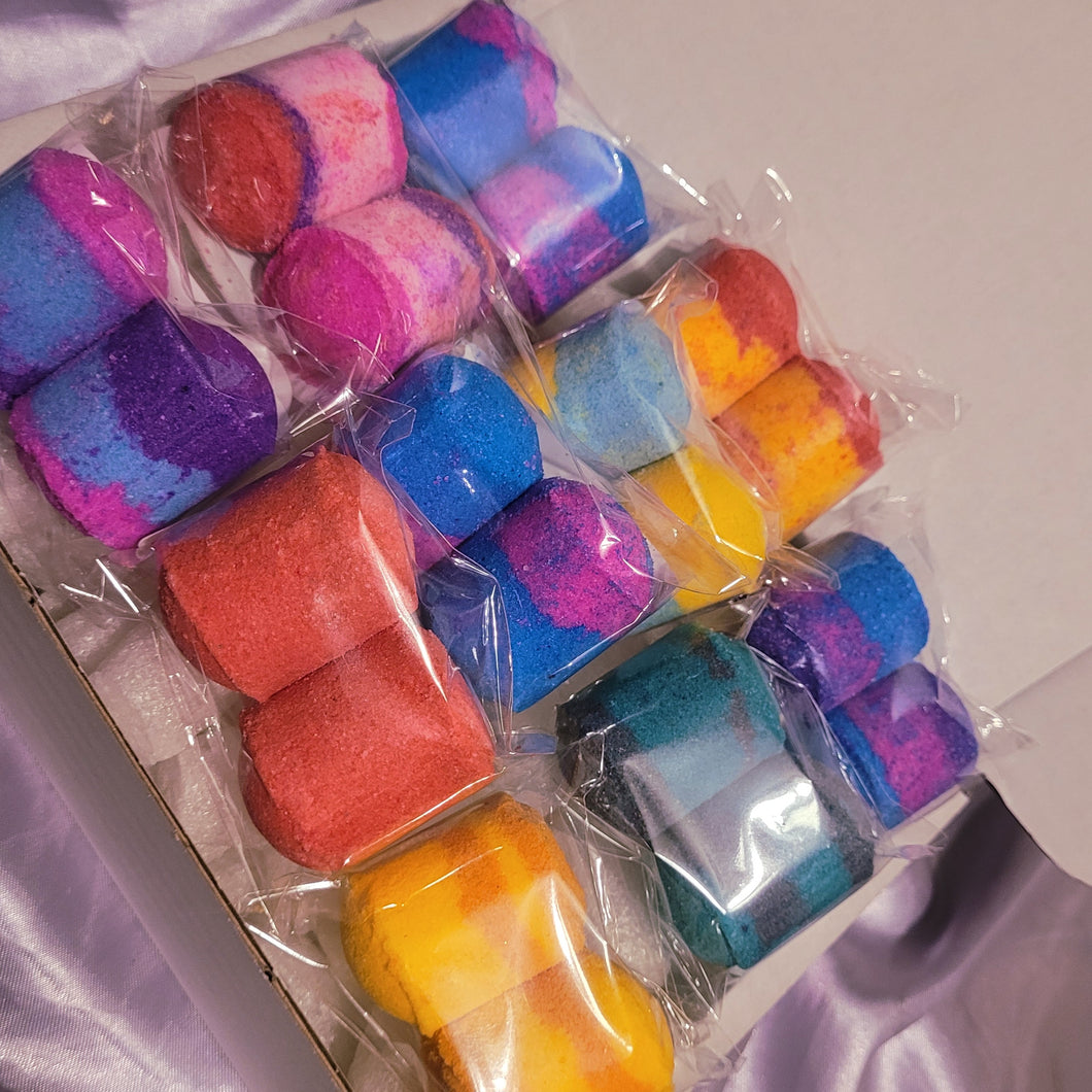 20 Mini Shot Bath Bombs Box