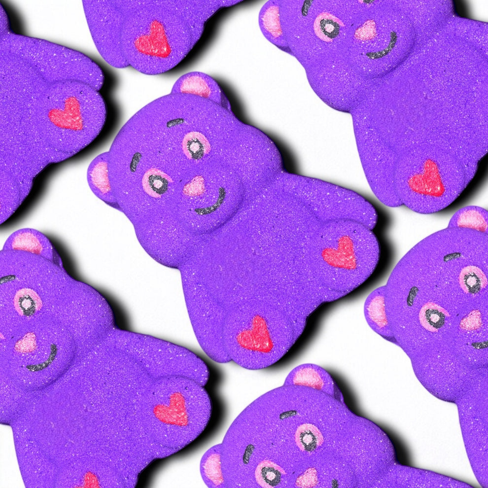 Purple Teddy Bath Bomb
